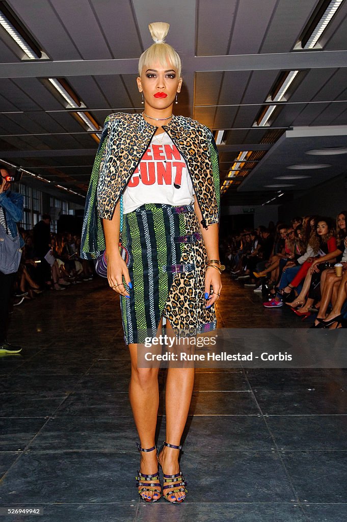 UK- House Of Holland Spring/ Summer 2015- London Fashion Week