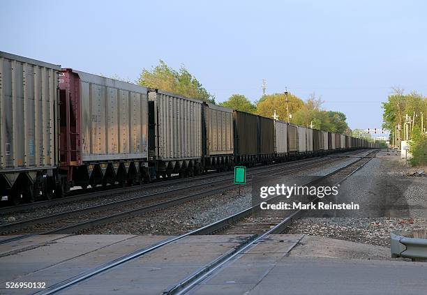 Emporia, Kansas 5-04-2014 Burlington Northern Santa Fe train traveling thru Emporia today one of appox. 80 per day that make their way through this...