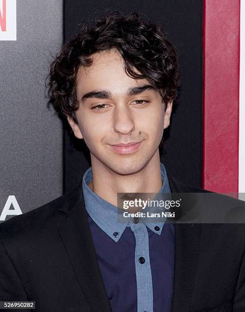 Alex Wolff attends "The Intern" New York premiere at Ziegfeld Theater in New York City. �� LAN