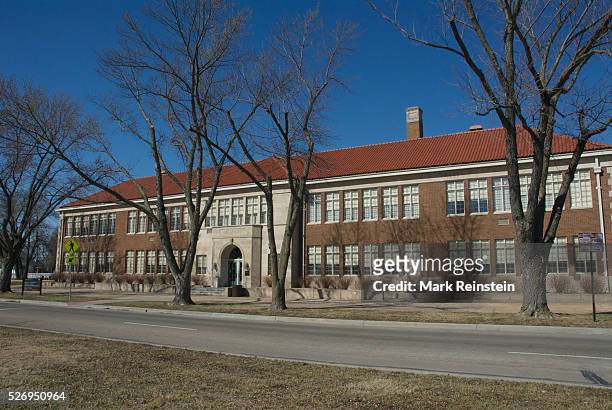 Topeka, Kansas 3-5-2014 The Monroe School historic site of Brown v Board of Education, what is considered the start of the Civil rights movenment in...