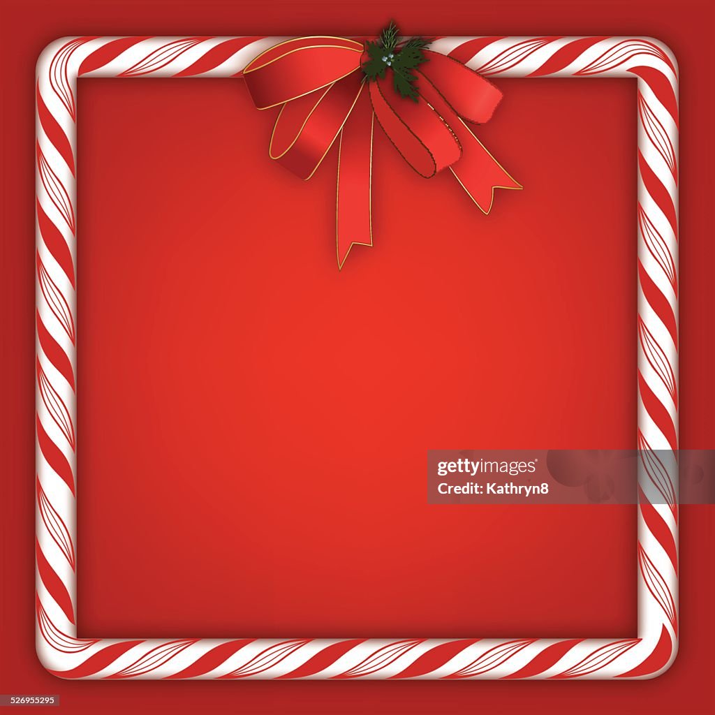 Candy Cane Frame High-Res Vector Graphic - Getty Images
