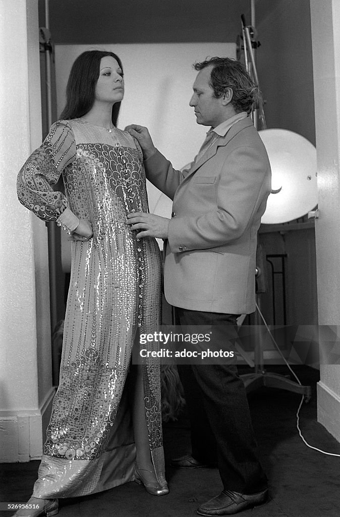 The French fashion designer Louis Feraud . In 1969. News Photo