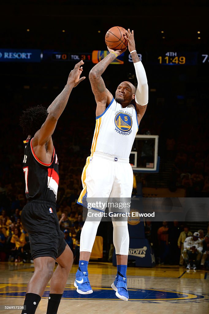 Portland Trail Blazers v Golden State Warriors - Game One