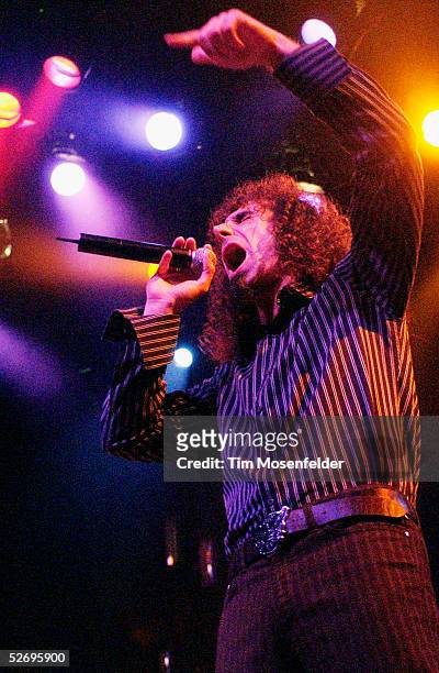 Serj Tankian and System of a Down perform in support of the bands "Mezmerize" release at The Fillmore on April 25, 2005 in San Francisco, California.