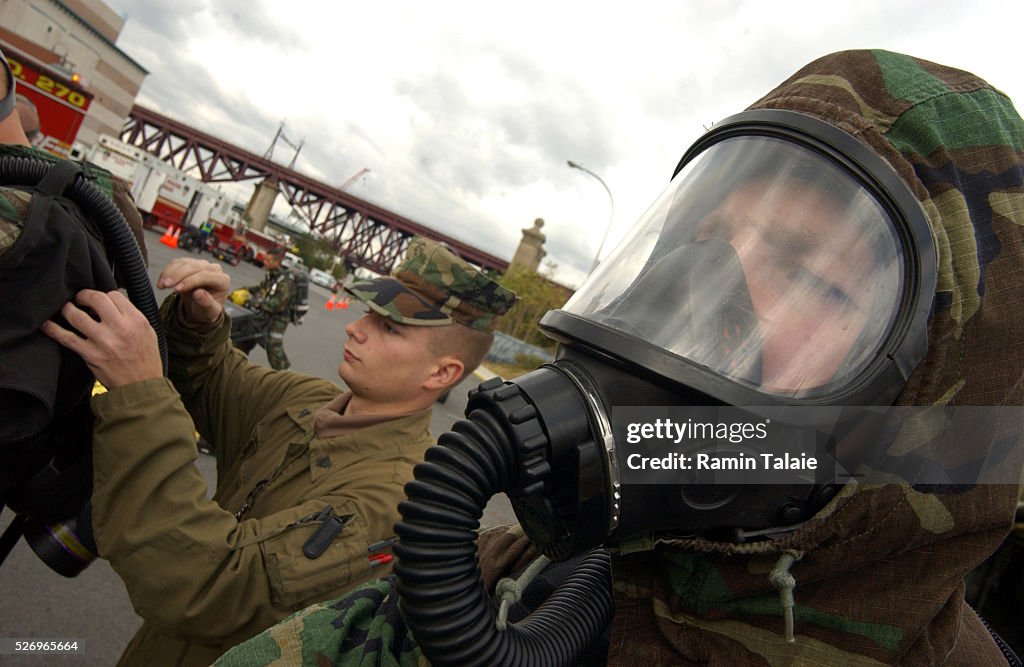 FDNY and US Marines Participate in Biochemical Attack Simulations