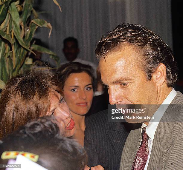 Washington, DC. 1990 Kevin Costner in Washington DC. For premiere of new movie. Kevin Michael Costner is an American actor, singer, musician,...