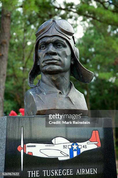 Walterboro, South Carolina 7-15-2014 The Tuskegee Airmen Monument at the Lowcountry Regional Airport Credit: Mark Reinstein