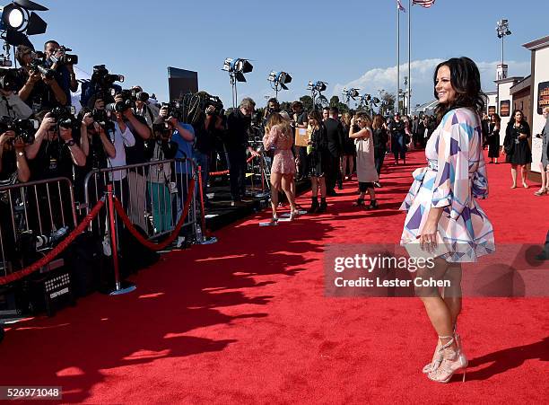 Singer Sara Evans attends the 2016 American Country Countdown Awards at The Forum on May 1, 2016 in Inglewood, California.
