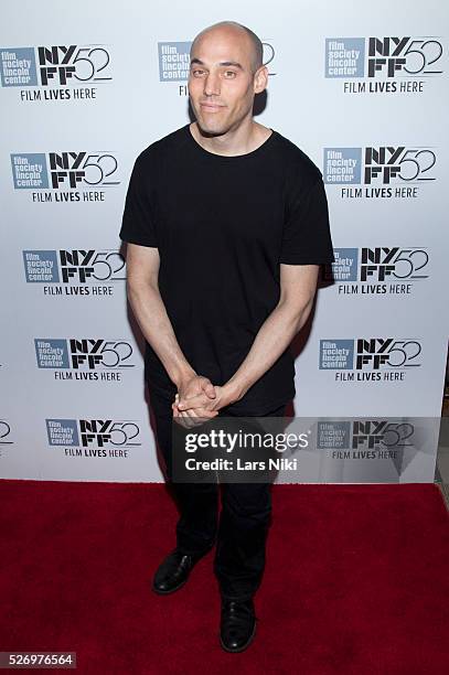 Joshua Oppenheimer attends "The Look of Silence" premiere at Alice Tully Hall in New York City. �� LAN