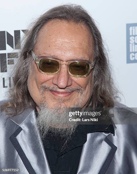 Larry Sloman attends the "Heaven Knows What" premiere during the 52nd New York Film Festival at Alice Tully Hall in New York City. �� LAN