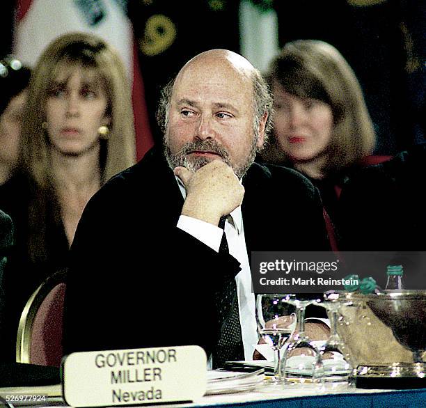 Washington, DC. 2-4-1997 Rob Reiner addesses the National Governors Association winter meeting in Washington DC. Actor and film director Rob Reiner...