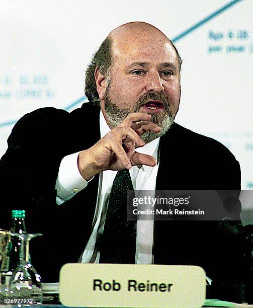 Washington, DC. 2-4-1997 Rob Reiner addesses the National Governors Association winter meeting in Washington DC. Actor and film director Rob Reiner...