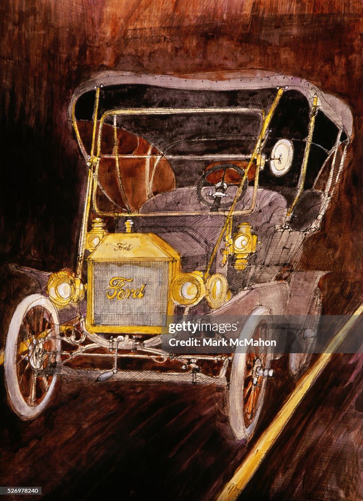 Model T Ford by Franklin McMahon