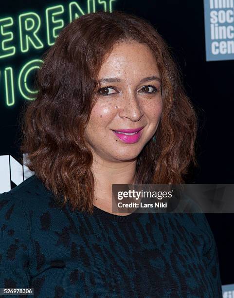 Maya Rudolph attends the "Inherent Vice" premiere at Alice Tully Tall during the 52nd New York Film Festival in New York City. �� LAN