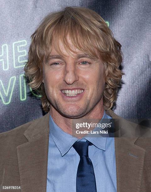 Owen Wilson attends the "Inherent Vice" premiere at Alice Tully Tall during the 52nd New York Film Festival in New York City. �� LAN