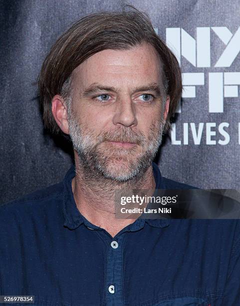 Paul Thomas Anderson attends the "Inherent Vice" premiere at Alice Tully Tall during the 52nd New York Film Festival in New York City. �� LAN