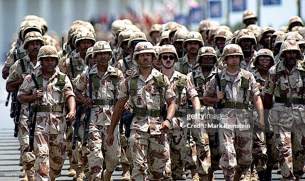 Desert Storm Victory Parade in Washington DC.