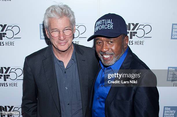 Ben Vereen and Richard Gere attend the "Time Out Of Mind" premiere at Alice Tully Hall during the 52nd New York Film Festival in New York City. �� LAN