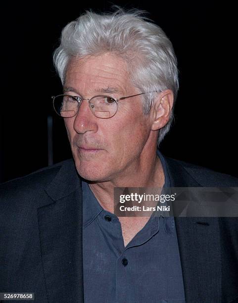 Richard Gere attends the "Time Out Of Mind" premiere at Alice Tully Hall during the 52nd New York Film Festival in New York City. �� LAN