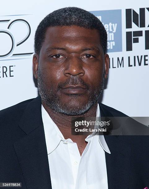 Larry Johnson attends the "Time Out Of Mind" premiere at Alice Tully Hall during the 52nd New York Film Festival in New York City. �� LAN