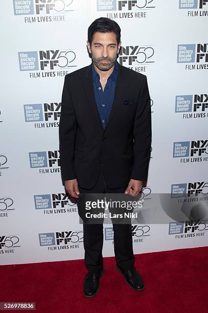 Thom Bishops attends the "Time Out Of Mind" premiere at Alice Tully Hall during the 52nd New York Film Festival in New York City. �� LAN