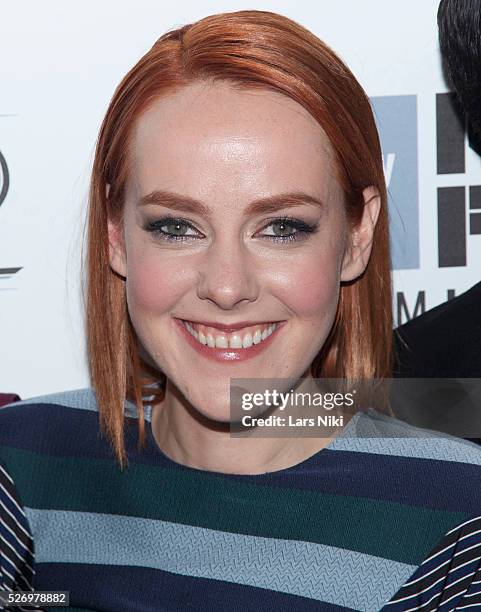 Jena Malone attends the "Time Out Of Mind" premiere at Alice Tully Hall during the 52nd New York Film Festival in New York City. �� LAN