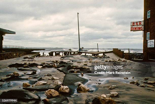 Ocean City, Maryland. 9-28-1985 Hurricane Gloria comes ashore in Ocean City Maryland. The center of Gloria passed about 30 miles offshore eastern...