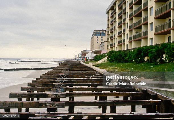 Ocean City, Maryland. 9-28-1985 Hurricane Gloria comes ashore in Ocean City Maryland. The center of Gloria passed about 30 miles offshore eastern...