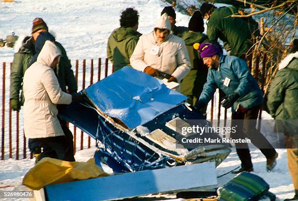 Washington, DC. 1-16-1982 On January 13 Air Florida Flight 90 crashed into Washington, DC's 14th Street Bridge and fell into the Potomac River...