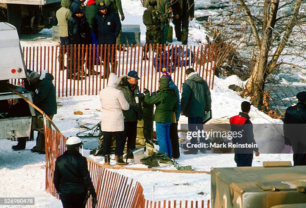 Washington, DC. 1-16-1982 On January 13 Air Florida Flight 90 crashed into Washington, DC's 14th Street Bridge and fell into the Potomac River...