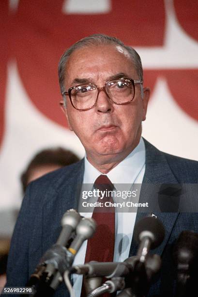 Jesse Helms Speaking at a Campaign Rally