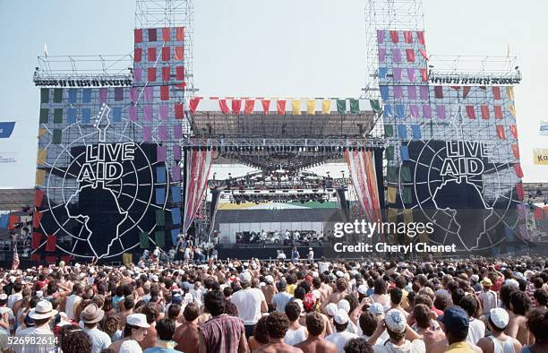 Live Aid Concert Stage