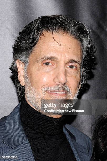 Actor Chris Sarandon arrives at the 31st Annual Lucille Lortel Awards at NYU Skirball Center on May 1, 2016 in New York City.