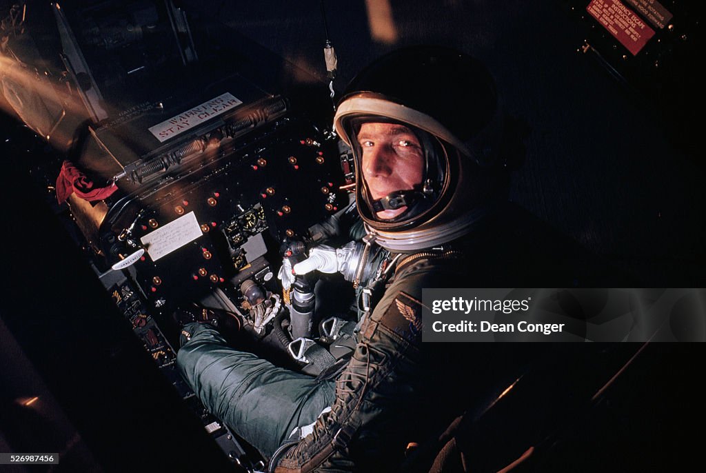 Astronaut Carpenter in Flight Simulator