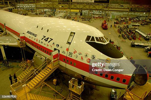 First Boeing 747 Under Construction, Seattle