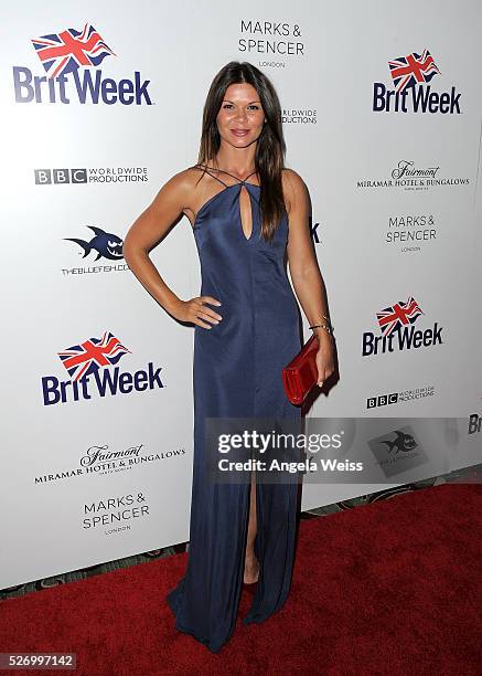 Actress Danielle Vasinova attends BritWeek's 10th Anniversary VIP Reception & Gala at Fairmont Hotel on May 1, 2016 in Los Angeles, California.