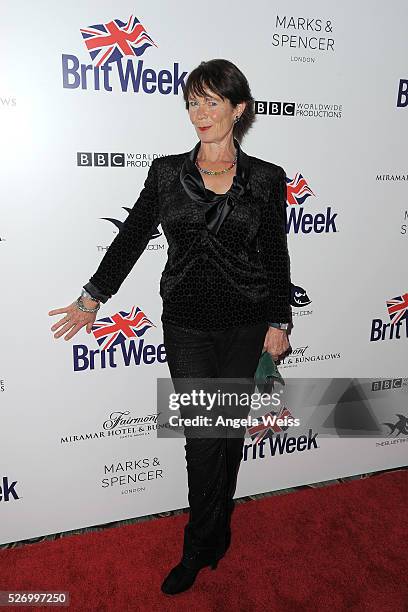 Actress Celia Imrie attends BritWeek's 10th Anniversary VIP Reception & Gala at Fairmont Hotel on May 1, 2016 in Los Angeles, California.