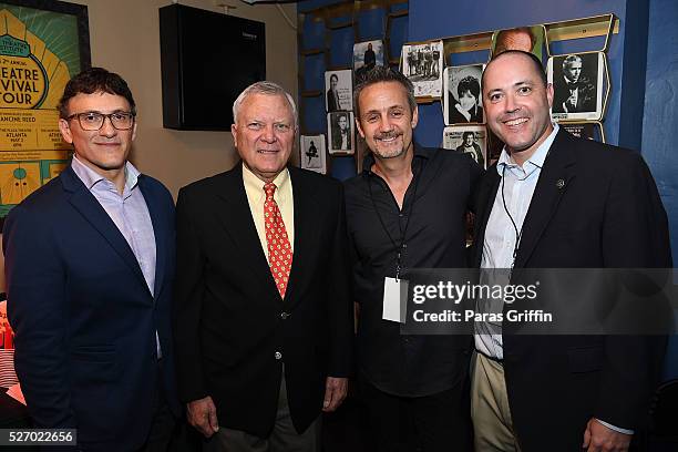 Director Anthony Russo, Georgia Governor Nathan Deal, producer Mitch Bell and Georgia Department of Economic Development Commissioner Chris Carr...