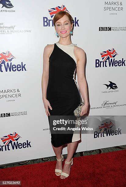 Actress Lotte Verbeek attends BritWeek's 10th Anniversary VIP Reception & Gala at Fairmont Hotel on May 1, 2016 in Los Angeles, California.