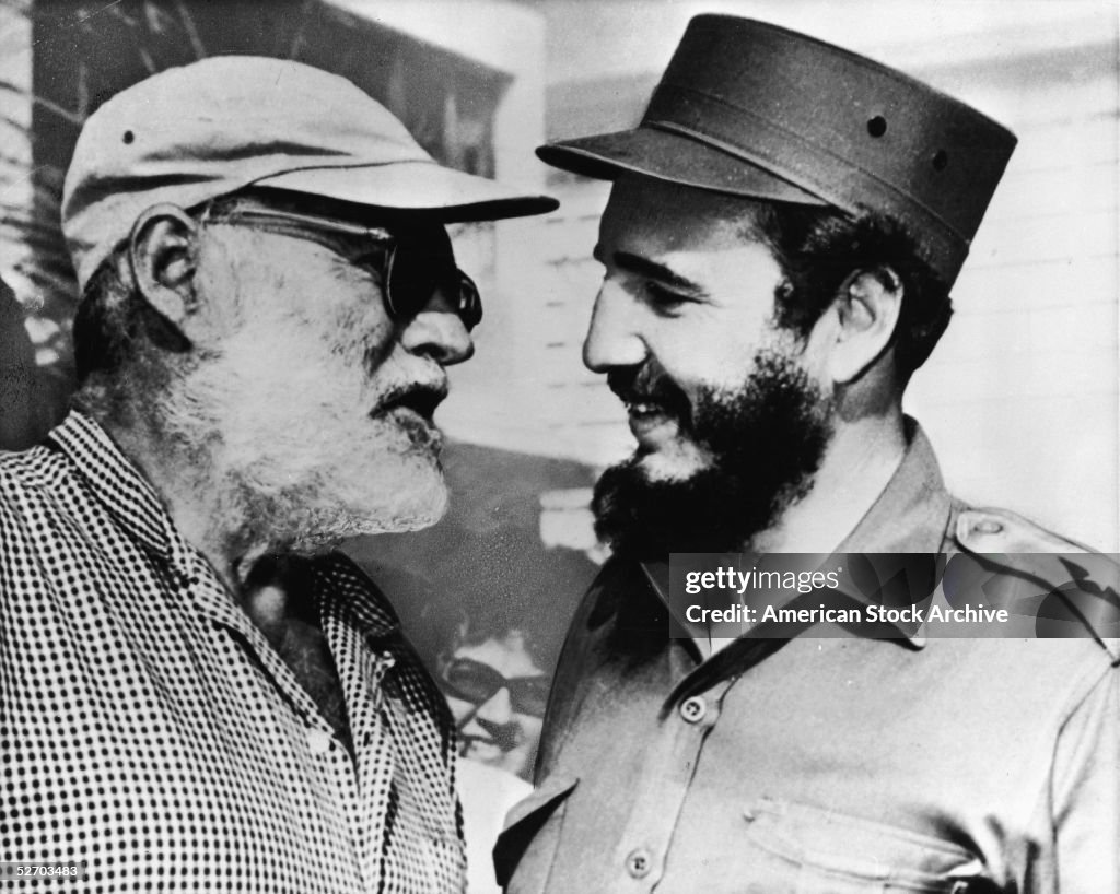 Ernest Hemingway And Fidel Castro