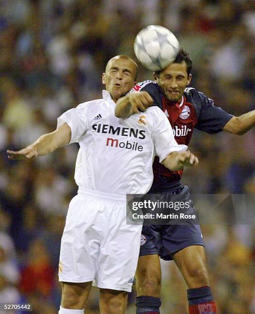 Madrid; REAL MADRID - FC BAYERN MUENCHEN; Roberto CARLOS/Real, Hasan SALIHAMIDZIC/Bayern