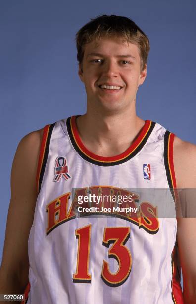 Hanno Mattola of the Atlanta Hawks poses for a studio portrait on Media Day in Atlanta, Georgia. NOTE TO USER: It is expressly understood that the...
