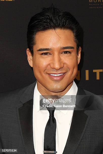 Actor Mario Lopez attends the 2016 Daytime Emmy Awards - Arrivals at Westin Bonaventure Hotel on May 1, 2016 in Los Angeles, California.