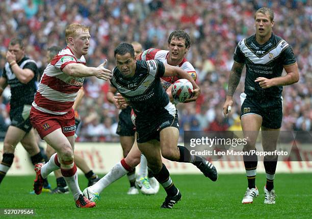 Tetleys Challenge Rugby League Final Wembley Stadium UK Hull FC v Wigan Warriers