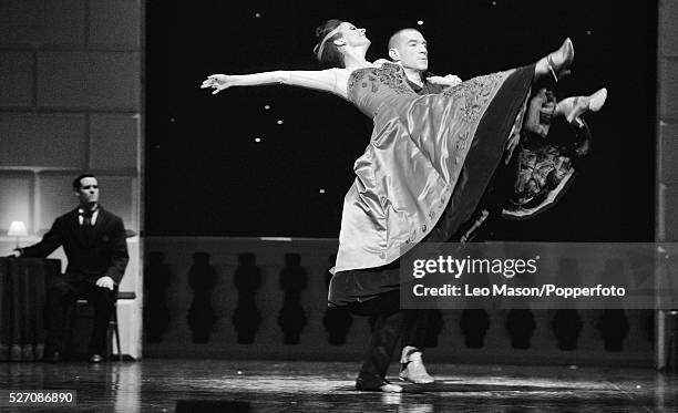 Matthew Bourne's SWAN LAKE performed at Sadlers Well Theatre London UK The Swan's Entrance The Stranger Duet/Tango The Swan Jonathan Olivier The...