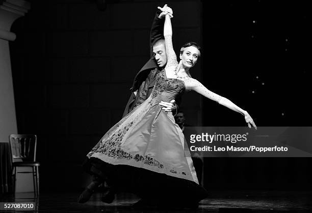 Matthew Bourne's SWAN LAKE performed at Sadlers Well Theatre London UK The Swan's Entrance The Stranger Duet/Tango The Swan Jonathan Olivier The...