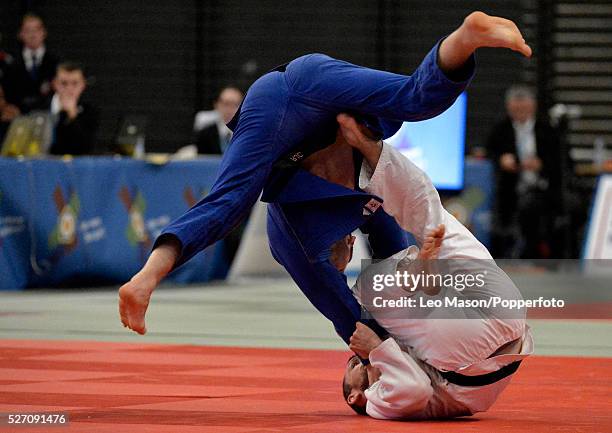 British open Judo at the SSE Arena Wembley UK Final: 66 KG Nathan Burns GBR v Sam Hall GBR