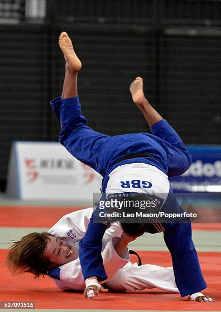 British open Judo at the SSE Arena Wembley UK Final: -57KG Lea buet SEN v Nekoda Smythe Davis GBR