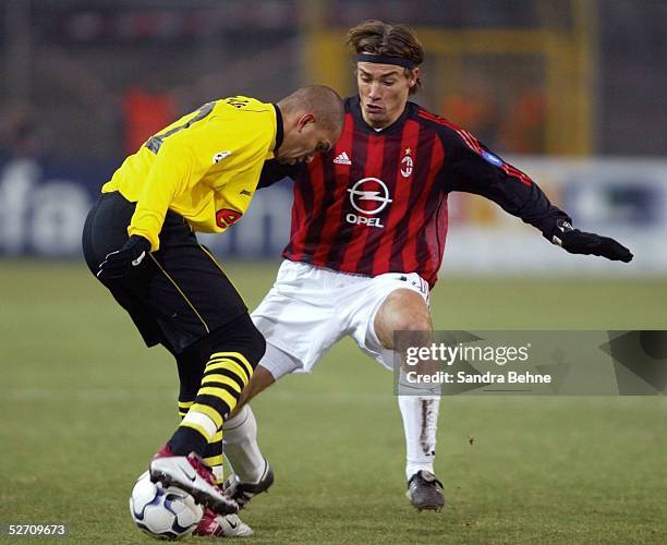 Dortmund; BORUSSIA DORTMUND - AC MAILAND 0:1; Marcio AMOROSO/BORUSSIA DORTMUND, Dario SIMIC/AC MAILAND