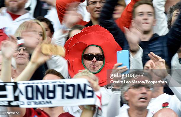 Rugby World Cup at RFU Twickenham UK England v Fiji Opening Ceremony fans inside the stadium